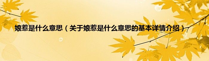 娘惹是什么意思（关于娘惹是什么意思的基本详情介绍）